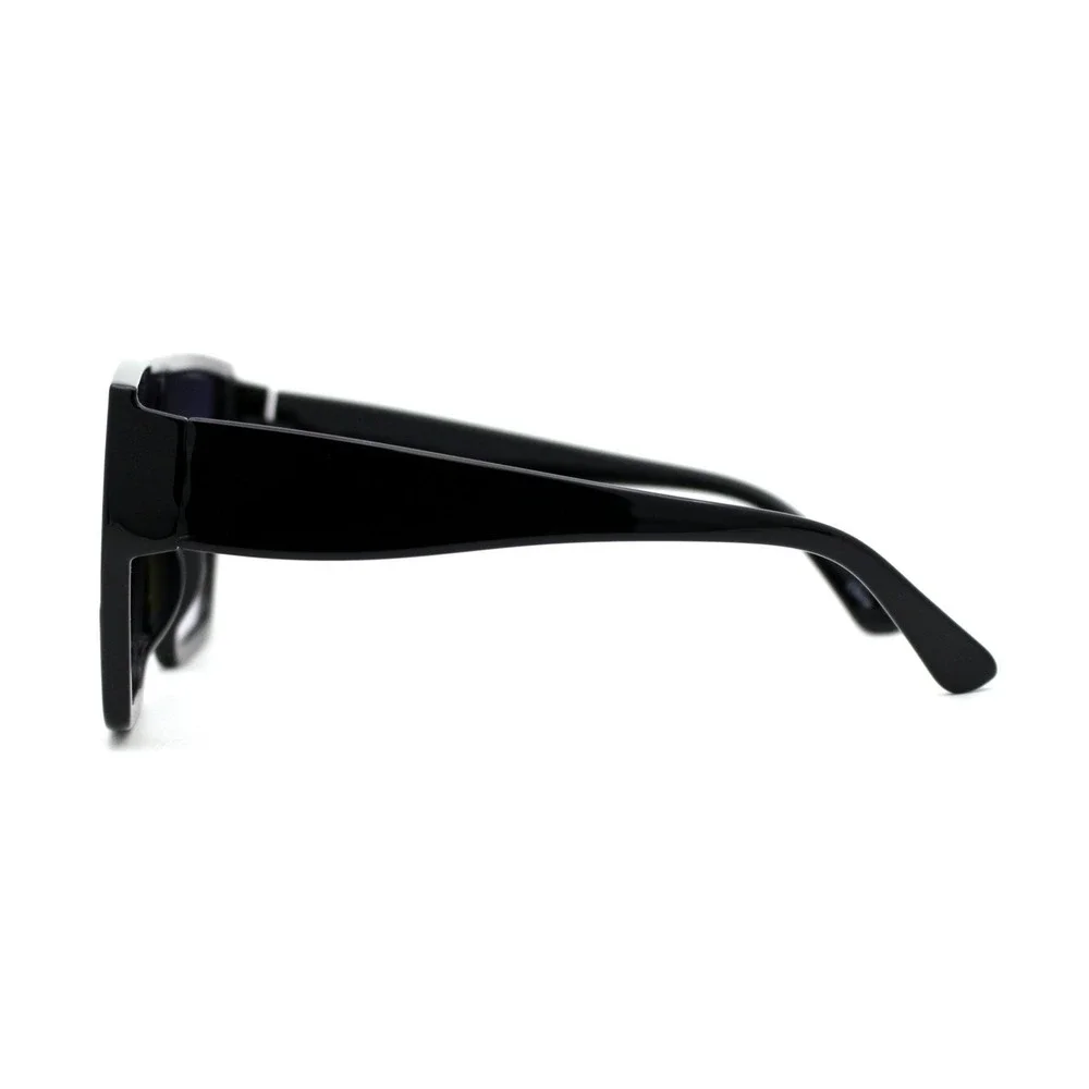 Oversized Square Sunglasses Brown Gradient Lens Fashion Sun Glasses Shield Women